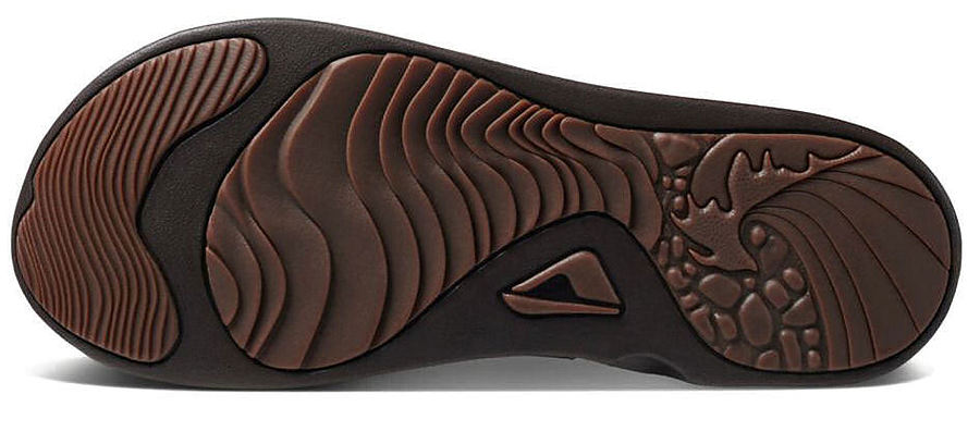 Reef J Bay 111 Dark Brown Mens Thongs - Image 3