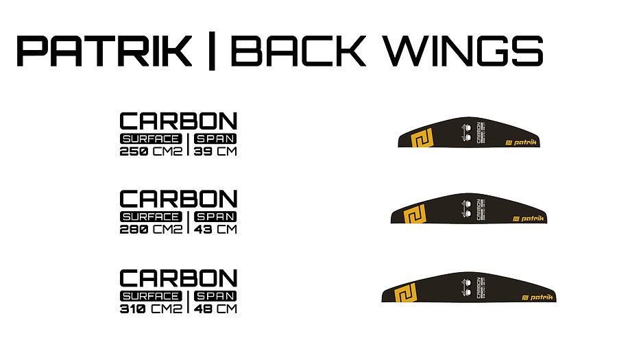 Patrik Carbon Rear Wings - Image 1