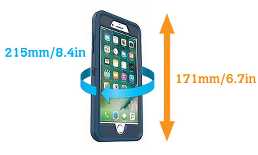 Aquapac Waterproof Phone Case Plus Plus Grey - Image 2