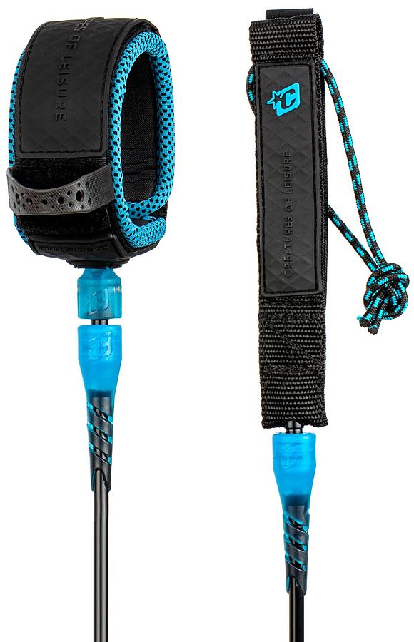 Creatures of Leisure Pro Leash Black Cyan