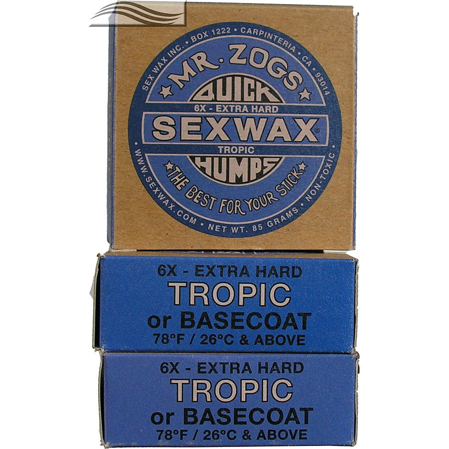 Mr Zogs Sex Wax Original Tropical Blue 3 pack - Image 1