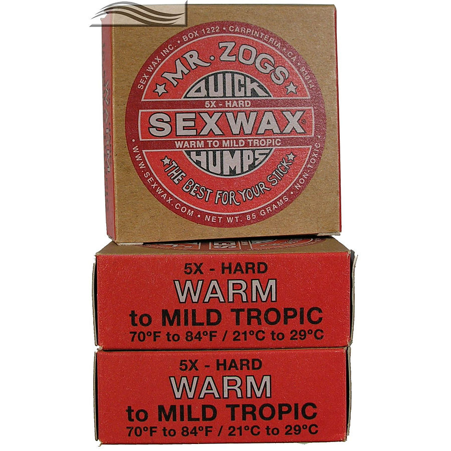 Mr Zogs Sex Wax Original Warm  Red 3 pack - Image 1