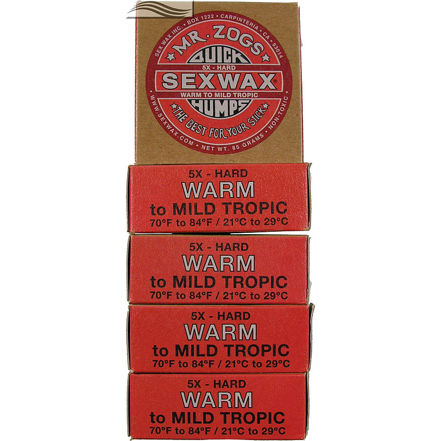 Mr Zogs Sex Wax Original Warm Red 5 pack - Image 1