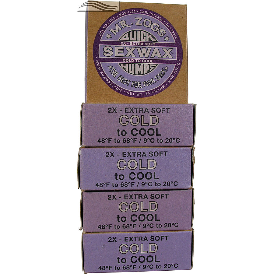 Mr Zogs Sex Wax Original Extra Cold Purple 5 pack - Image 1