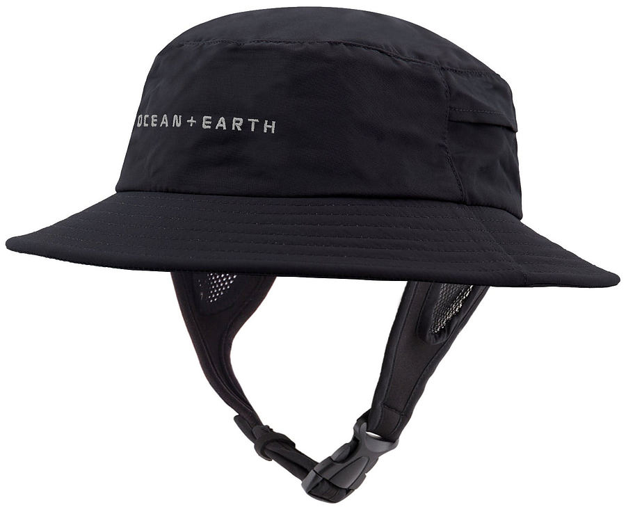 Ocean And Earth Bingin Soft Peak Mens Surf Hat Black 2024 - Image 1