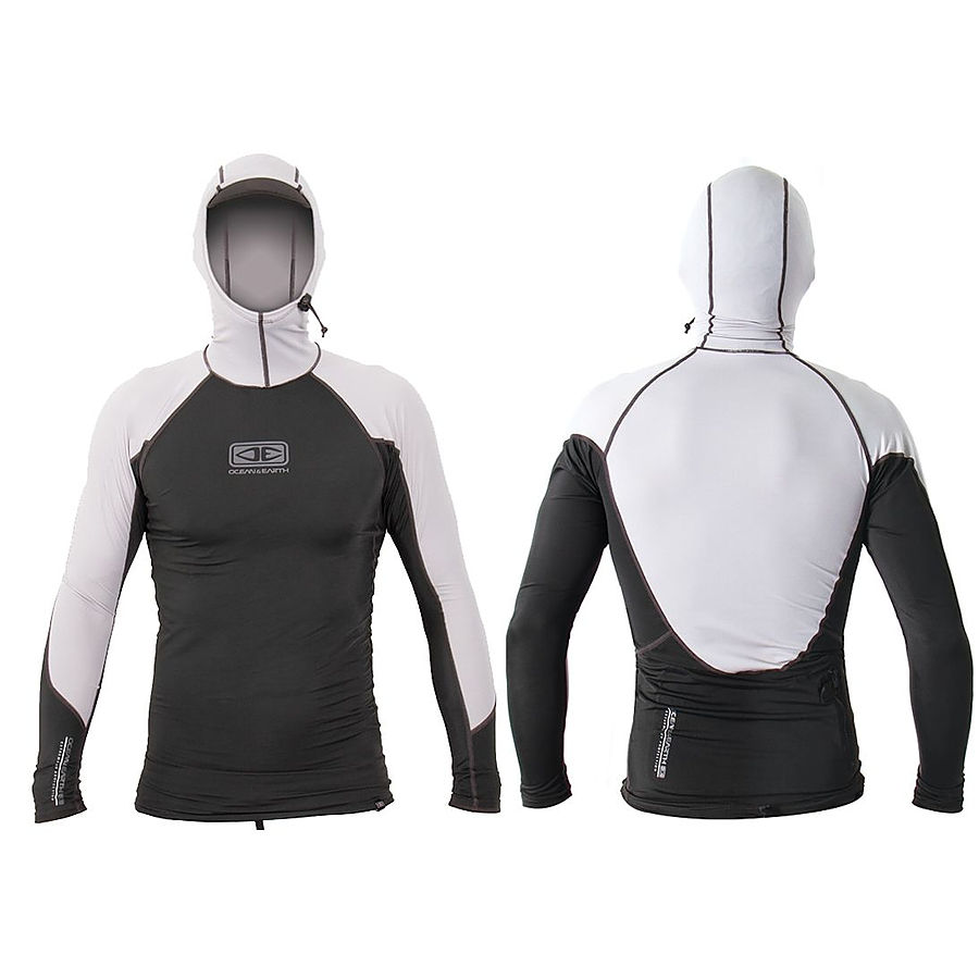 OCEAN AND EARTH RIB GUARD PADDED LONG SLEEVE VEST - CHARCOAL - For Sale -  Best Price Guarantee