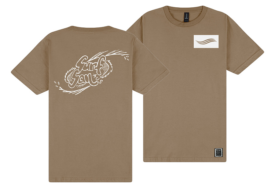 Surf Sail Australia AUS Softstyle Brown Savanah Mens Tee - Image 1