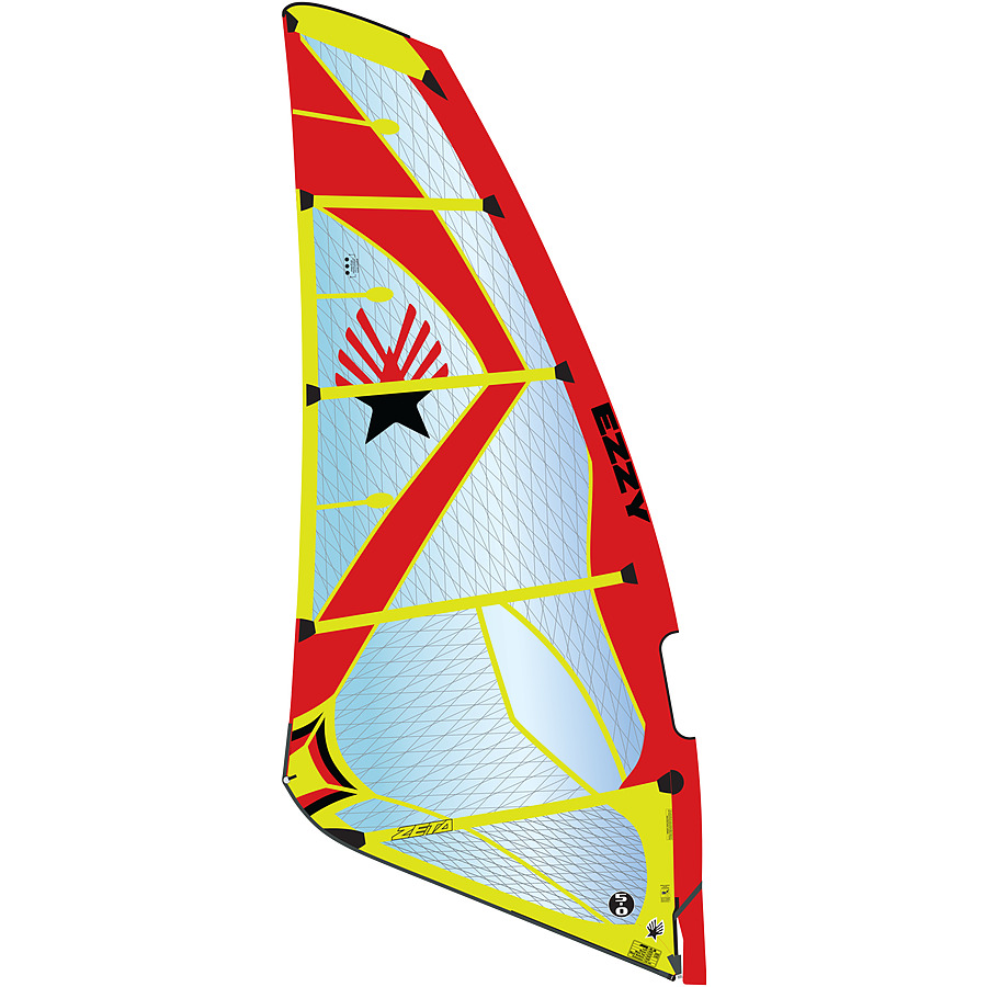 Ezzy Zeta 5 Batten Red Yellow - Image 1