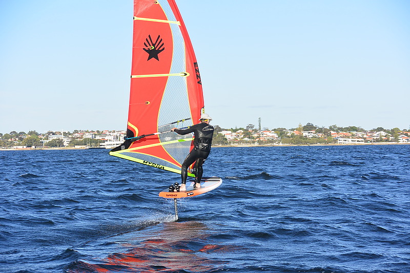 Photograph of Hydra Foiling on the Swan