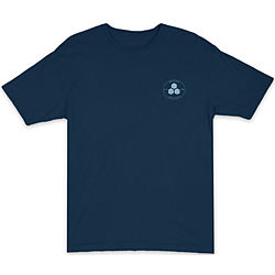 more on Channel Islands Mens Circle Hex Navy SS Tee
