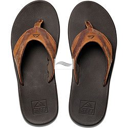 more on Reef Leather Fanning Bronze Mens Thongs