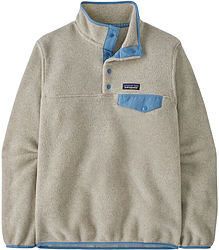 more on Patagonia Womens LW Synch Snap-T Fleece Heather Oatmeal