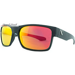 more on Venture Eyewear Trail Matte Black Red Revo Polarised Sunglasses