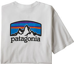 more on Patagonia Men's Fitz Roy Horizons Responsibili Tee White