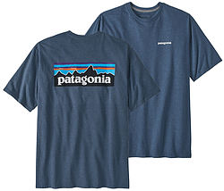 more on Patagonia Men's P-6 Logo Responsibili Tee Utility Blue