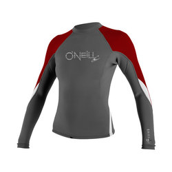 more on Oneill Bahia LS 1.5mm Crew Red Grey