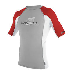 more on Oneill Youth Skins SS Crew Rash Vest Flint White Red