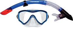 more on Surf Sail Australia Crystal Silicone Mask and Snorkel Set Blue