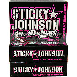 more on Sticky Johnson Tropical Water Deluxe Surf Wax 3 Pack