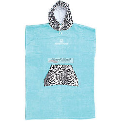 more on Ocean and Earth Ladies Animal Hooded Poncho Ice Blue