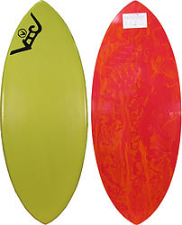 more on Victoria Skimboards Poly Carbon Yellow Red Swirls Bottom XL Skimboard