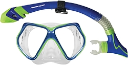 more on Surf Sail Australia Bermuda Dry Silicone Mask and Snorkel Set Blue
