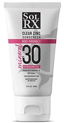 more on Solrx Clear Mineral Zinc Sunscreen SPF 30 100 ml Tube