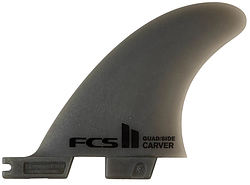 more on FCS II Carver Neo Glass Quad Rear Fin Set Small Smoke