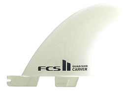 more on FCS II Carver PG Quad Rear Fin Set White