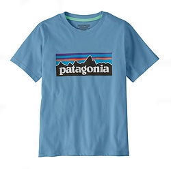 more on Patagonia Kids P-6 Logo T-Shirt Shore Blue