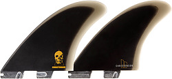 more on FCS II Christenson PG Twin Fin Set Black