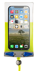 more on Aquapac Waterproof Floating Phone Case Compact Plus Lime Green Blue 313