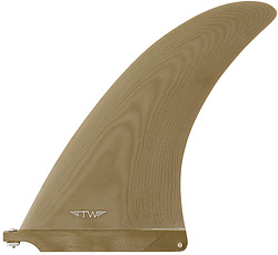 more on Captain Fin Co Tyler Warren Tapered Longboard Fin Olive 8"