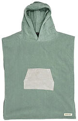 more on Ocean and Earth Toddlers Hooded Poncho Sage
