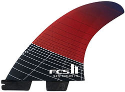 more on FCS II MB PC Carbon Carver Red Tri Quad Set Medium