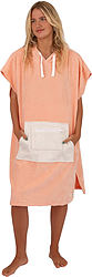 more on Ocean and Earth Ladies Day Dream Hooded Poncho Seashell Pink