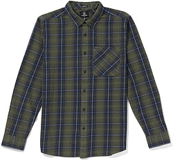 more on Volcom Heavy Twills Flannel LS Shirt Old Mill