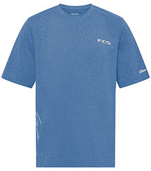 more on FCS Mens Short Sleeve UV Surf Tee Tranquil Blue