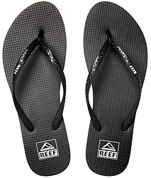 more on Reef Seaside Ladies Thongs Black White