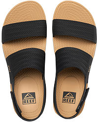 more on Reef Ladies Water Vista Sandals Black Tan