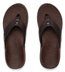 more on Reef Mens Leather Offshore Thongs Dark Brown