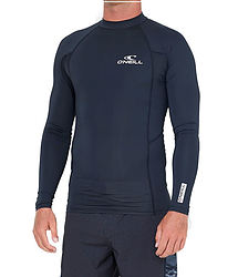 more on Oneill Mens Long Sleeve Clean and Mean Rash Guard Black