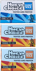 more on Huey's Choice Surfboard Wax 3 Pack Warm and Cool