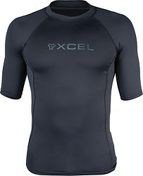 more on Xcel Men's Premium Stretch Short Sleeve Rash Vest Black