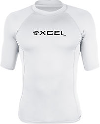 more on Xcel Men's Premium Stretch Short Sleve Rash Vest White