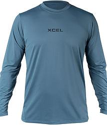 more on Xcel Men's Premium Stretch Long Sleeve Rash Vest Orion Blue