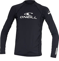 more on Oneill Boys Basic LS Rash Guard Black