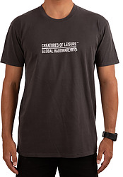 more on Creatures of Leisure Global Hardware SS Mens Tee Washed Black
