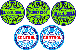 more on FU WAX Surf Wax Mixed 5 Pack Summer Cool and Cool