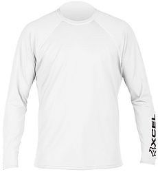 more on Xcel Men's LS Rash Vest VNTX Solid UV Signature White